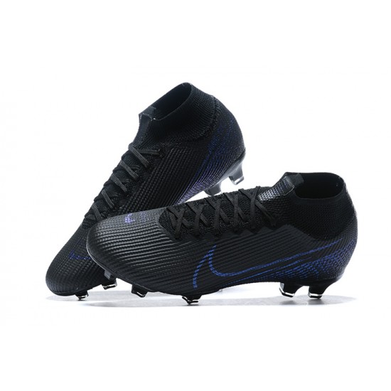 Kopačky Nike Superfly 7 Elite SE FG Černá Modrý High-top