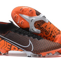 Kopačky Nike Superfly 7 Elite SE FG Černá Oranžovýý Bílý High-top