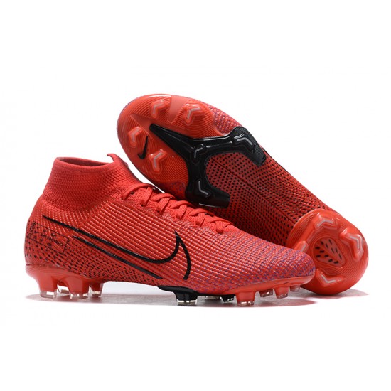 Kopačky Nike Superfly 7 Elite SE FG Černá Červené High-top