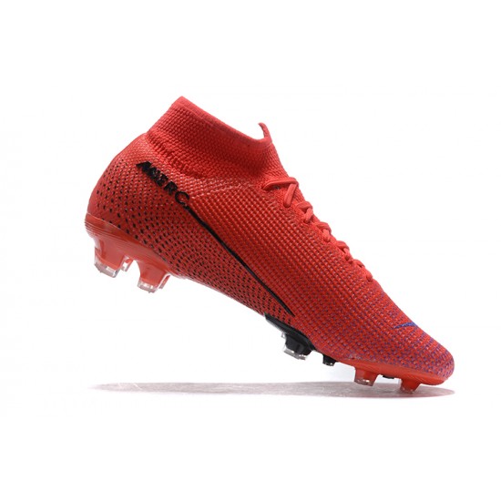 Kopačky Nike Superfly 7 Elite SE FG Černá Červené High-top