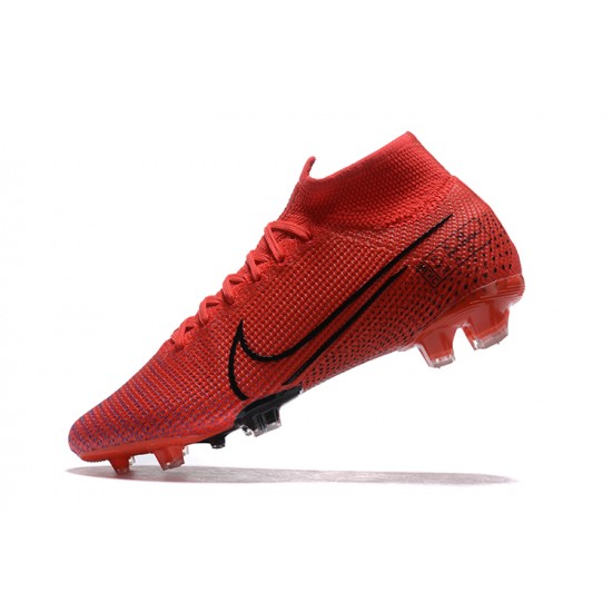 Kopačky Nike Superfly 7 Elite SE FG Černá Červené High-top