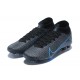 Kopačky Nike Superfly 7 Elite SE FG Mixtz Černá Modrý High-top