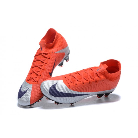 Kopačky Nike Superfly 7 Elite SE FG Oranžovýý Černá Šedá High-top