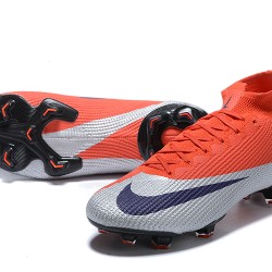 Kopačky Nike Superfly 7 Elite SE FG Oranžovýý Černá Šedá High-top