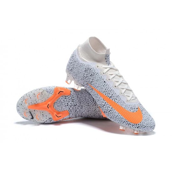 Kopačky Nike Superfly 7 Elite SE FG Oranžovýý Černá Bílý High-top