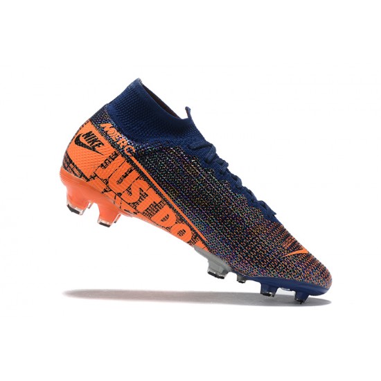 Kopačky Nike Superfly 7 Elite SE FG Oranžovýý Modrý High-top