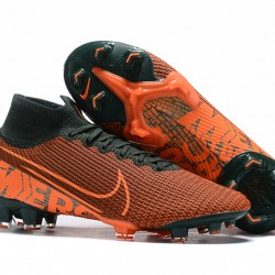 Kopačky Nike Superfly 7 Elite SE FG Oranžovýý Červené Černá High-top