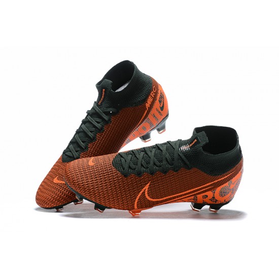 Kopačky Nike Superfly 7 Elite SE FG Oranžovýý Červené Černá High-top