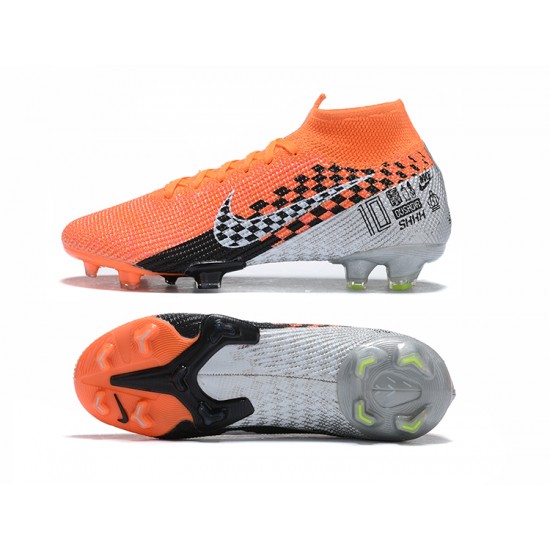 Kopačky Nike Superfly 7 Elite SE FG Oranžovýý Červené Černá Bílý High-top