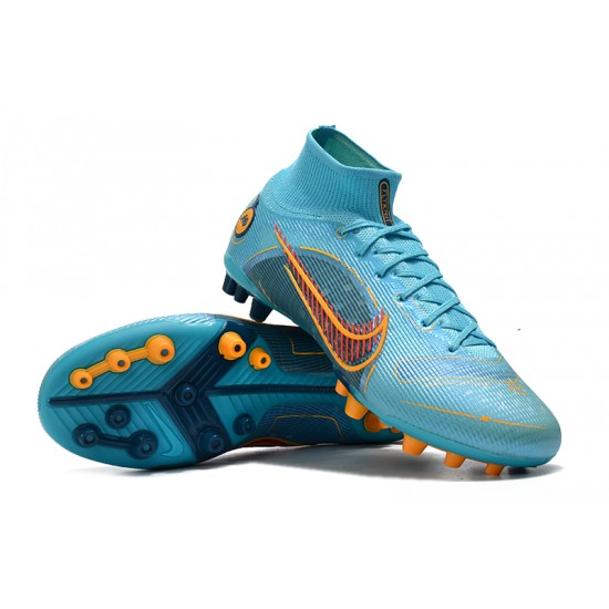 Kopačky Nike Superfly 8 Academy AG High-top Modrý