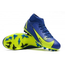 Kopačky Nike Superfly 8 Academy AG High-top Modrý Žlutý