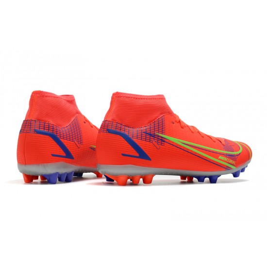 Kopačky Nike Superfly 8 Academy AG High-top Červené