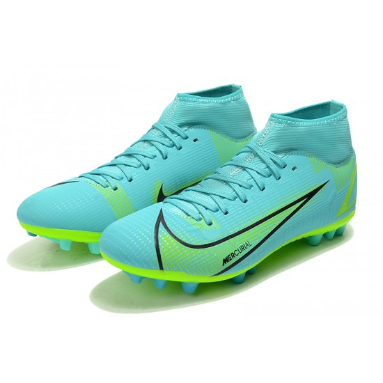 Kopačky Nike Superfly 8 Academy AG High-top Turqoise