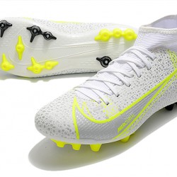 Kopačky Nike Superfly 8 Academy AG High-top Bílý Žlutý