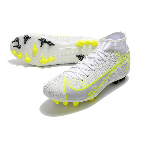 Kopačky Nike Superfly 8 Academy AG High-top Bílý Žlutý