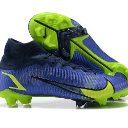 Kopačky Nike Superfly 8 Elite FG Modrý Zelená Černá High-top