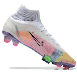 Kopačky Nike Superfly 8 Elite FG Šedá Černá Růžový Nachový High-top