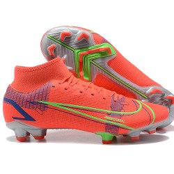 Kopačky Nike Superfly 8 Elite FG LightOranžovýý Zelená Modrý High-top