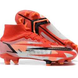 Kopačky Nike Superfly 8 Elite FG Červené Černá High-top