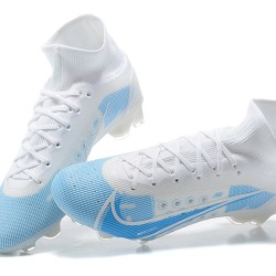 Kopačky Nike Superfly 8 Elite FG Bílý Modrý High-top