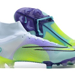 Kopačky Nike Superfly 8 Elite FG Bílý Nachový Zelená High-top