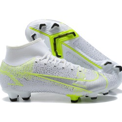 Kopačky Nike Superfly 8 Elite FG Bílý Žlutý Černá High-top