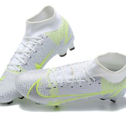 Kopačky Nike Superfly 8 Elite FG Bílý Žlutý Černá High-top