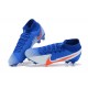 Kopačky Nike Superfly VII 7 Elite SE FG LightModrý Oranžovýý Bílý High-top