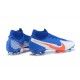 Kopačky Nike Superfly VII 7 Elite SE FG LightModrý Oranžovýý Bílý High-top