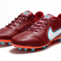 Kopačky Nike Legend 9 Academy AG Low-Top Červené Modrý