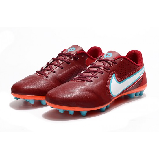 Kopačky Nike Legend 9 Academy AG Low-Top Červené Modrý