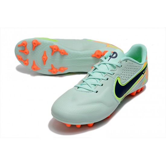 Kopačky Nike Legend 9 Academy AG Low-Top Turqoise Oranžovýý