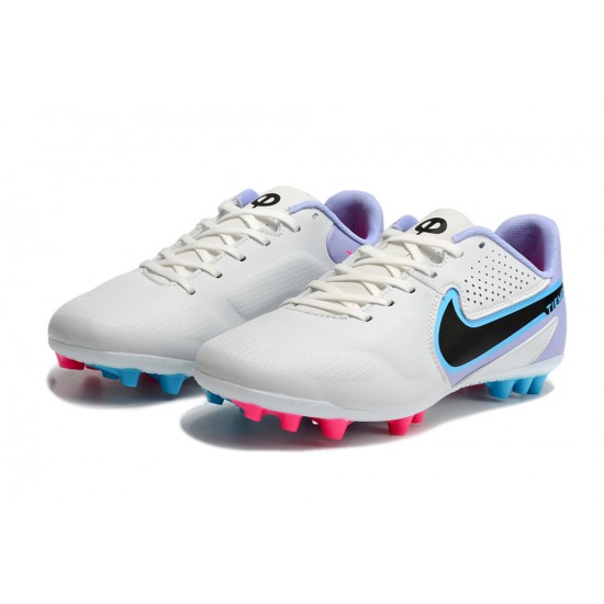 Kopačky Nike Legend 9 Academy AG Low-Top Bílý Nachový Modrý