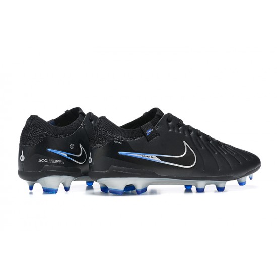 Kopačky Nike Tiempo Legend 10 Elite FG Černá Modrý