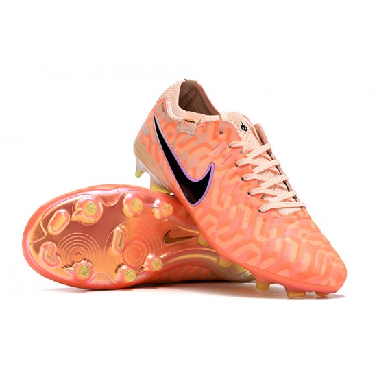 Kopačky Nike Tiempo Legend 10 Elite FG Low-Top Apricot Zlato