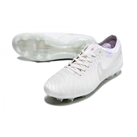 Kopačky Nike Tiempo Legend 10 Elite FG Low-Top Bílý