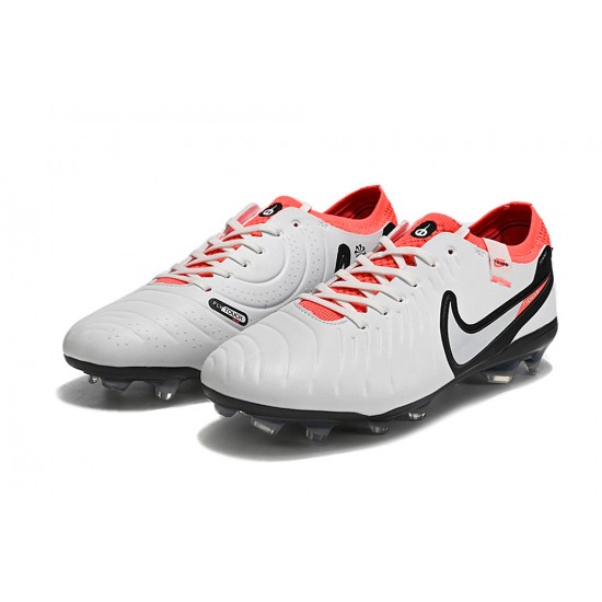 Kopačky Nike Tiempo Legend 10 Elite FG Low-Top Bílý Červené Modrý