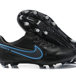 Kopačky Nike Tiempo Legend 9 Elite FG Černá Modrý Low-top