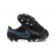 Kopačky Nike Tiempo Legend 9 Elite FG Černá Modrý Low-top