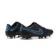 Kopačky Nike Tiempo Legend 9 Elite FG Černá Modrý Low-top