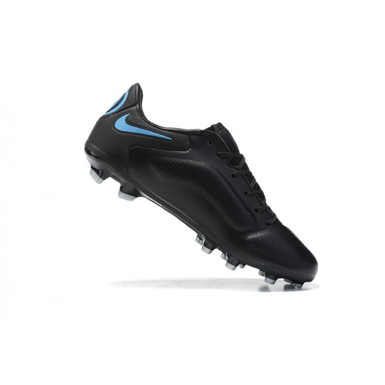 Kopačky Nike Tiempo Legend 9 Elite FG Černá Modrý Low-top