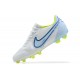 Kopačky Nike Tiempo Legend 9 Elite FG Modrý Bílý Modrý Žlutý Low-top