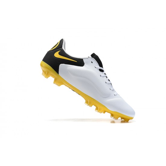 Kopačky Nike Tiempo Legend 9 Elite FG Zlato Černá Bílý Žlutý Low-top