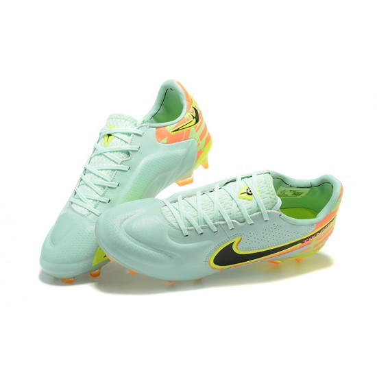 Kopačky Nike Tiempo Legend 9 Elite FG LightZelená Žlutý Černá Oranžovýý Low-top