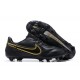 Kopačky Nike Tiempo Legend 9 Elite FG Low-Top Černá