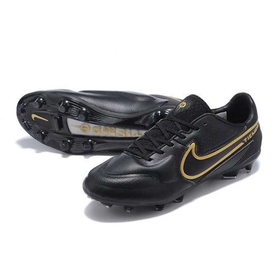 Kopačky Nike Tiempo Legend 9 Elite FG Low-Top Černá