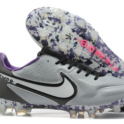 Kopačky Nike Tiempo Legend 9 Elite FG Low-Top Šedá Nachový