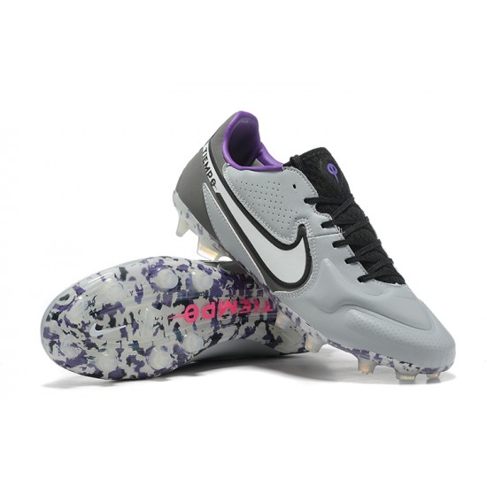 Kopačky Nike Tiempo Legend 9 Elite FG Low-Top Šedá Nachový