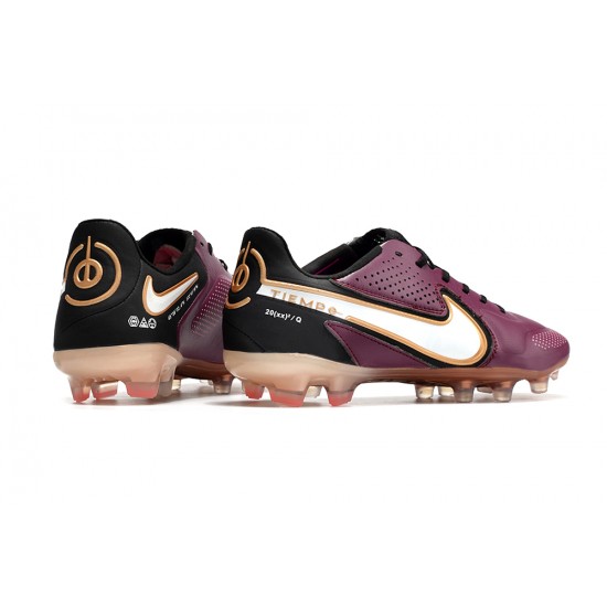 Kopačky Nike Tiempo Legend 9 Elite FG Low-Top Nachový Hnědý