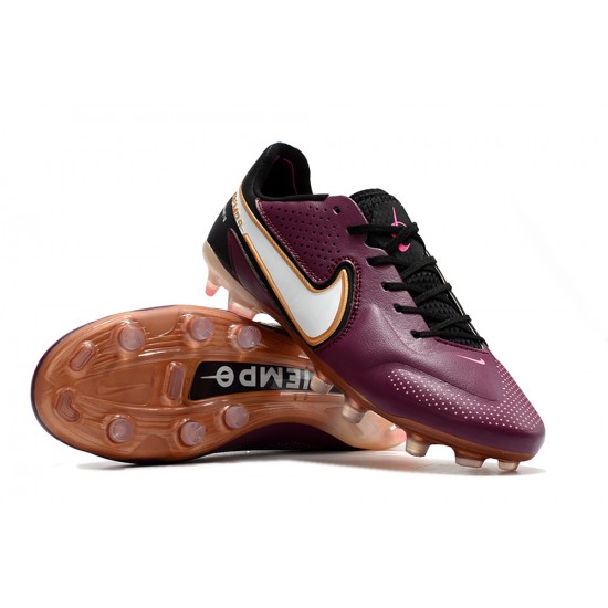 Kopačky Nike Tiempo Legend 9 Elite FG Low-Top Nachový Hnědý